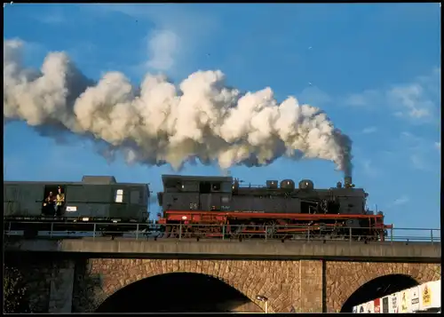 Eisenbahn & Bahn-Verkehr Dampflokomotive bei Solingen-Ohligs 2000