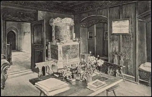 Ansichtskarte Stein am Rhein Kloster St. Georgen Obere Abtsstube (1511) 1914