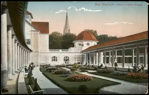 Ansichtskarte Bad Nauheim Neue Trinkkur-Anlage 1910
