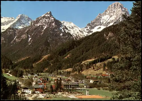 Ansichtskarte Hinterstoder Panorama-Ansicht mit der Spitzmauer 1980