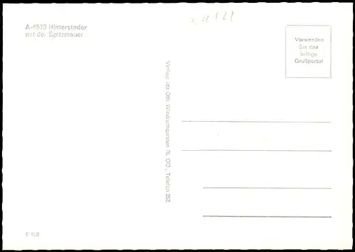 Ansichtskarte Hinterstoder Panorama-Ansicht mit der Spitzmauer 1980