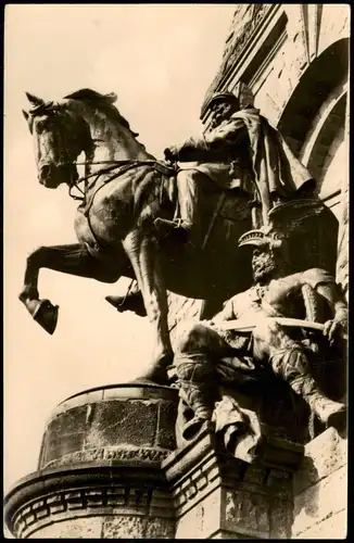 Ansichtskarte Rottleben (Thüringen) Kyffhäuser-Denkmal, Nahaufnahme 1961