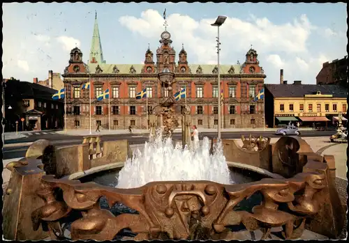 Postcard Malmö Stortorget 1979