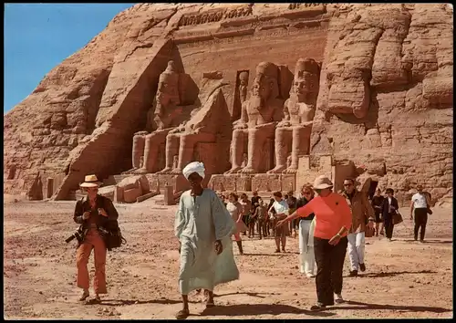 Ägypten (allgemein) Ägypten Abou Simbel Rock Temple of Ramses II 1981