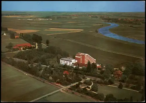 Ansichtskarte Petershagen Luftbild Hopefenberg 1981