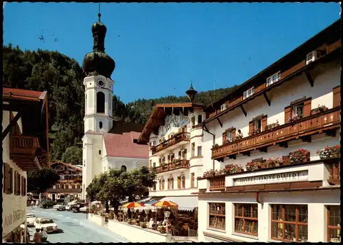 Ansichtskarte Reit im Winkl Dorfpartie 1976