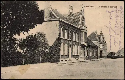 Postkaart Ardoye Coolscamstraat 1915