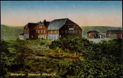 Postcard Krummhübel Karpacz Riesenbaude 1913