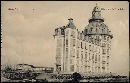 Postkaart Namur Namen Hôtel de la Citadelle 1914