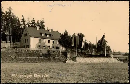 Foto Einsiedel-Chemnitz Pionierlager - Fahnen 1962 Privatfoto
