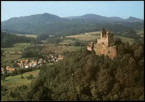 Erlenbach bei Dahn Ritterburg Berwartstein über Bad Bergzabern/Pfalz 1986
