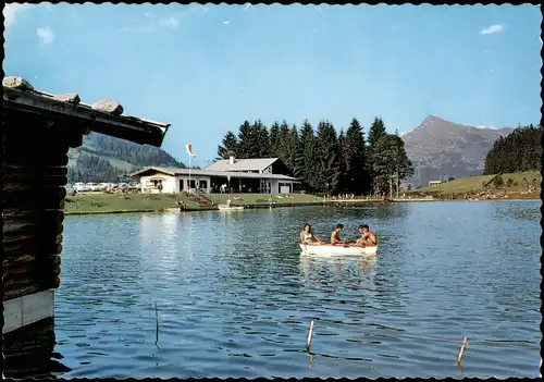 Ansichtskarte Kirchberg in Tirol Badesee gegen Kitzbüheler Horn 1970