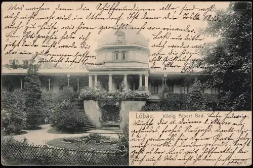 Ansichtskarte Löbau König Albert Bad 1905