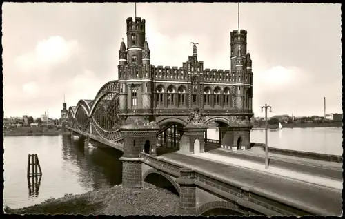 Ansichtskarte Hamburg Elbbrücke - Fabriken im Hintergrund 1961