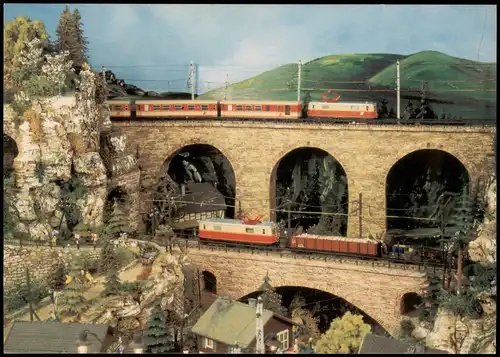 Ansichtskarte  Modelleisenbahn - Elektrisch durchs Mariazeller Land 1995