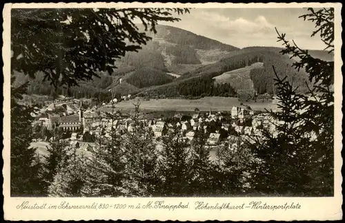 Ansichtskarte Titisee-Neustadt Neustadt im Schwarzwald 1935