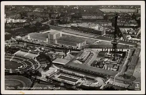 Charlottenburg-Berlin Luftbild - Ausstellungsgelände am Funkturm 1938