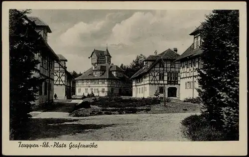 Ansichtskarte Grafenwöhr Truppenübungsplatz, Gebäude 1939