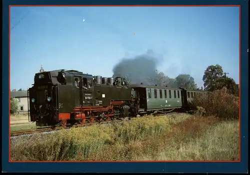 Verkehr & Eisenbahn Schmalspurbahn MORITZBURG Sachsen Dampflokomotive 2000