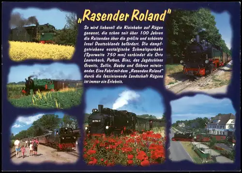.Mecklenburg-Vorpommern Schmalspurbahn Rasender Roland" Rügen MB Eisenbahn 2000