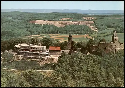 Mühltal Burgruine FRANKENSTEIN im Naturpark Bergstraße Odenwald 1960