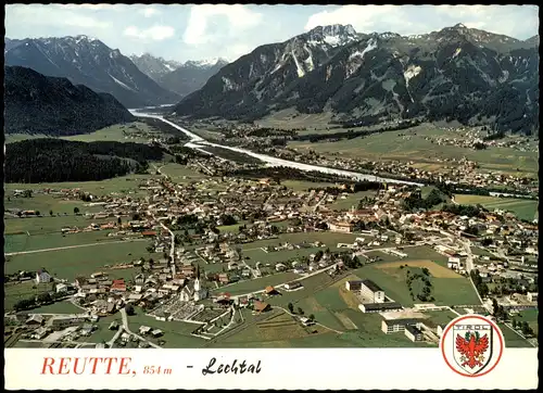 Ansichtskarte Reutte Panorama-Ansicht 1975