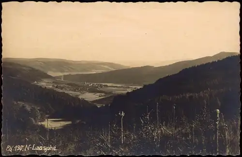 Ansichtskarte Bad Laasphe Blick auf die Stadt - Fotokarte 1928