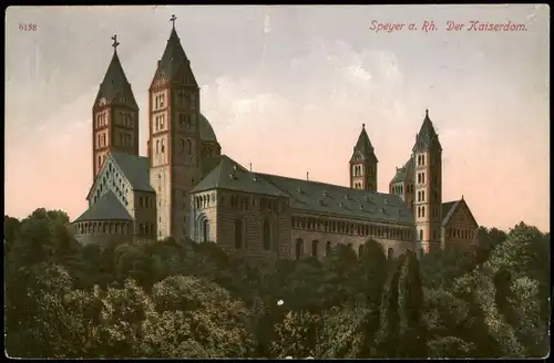 Ansichtskarte Speyer Kaiserdom 1917