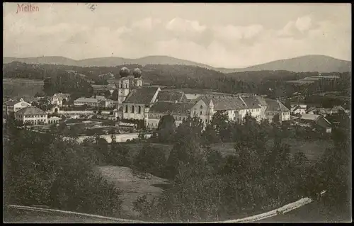 Ansichtskarte Metten Panorama-Ansicht 1914