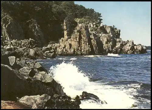 Postcard Bornholm Umland-Ansicht Bornholm Klipper - Rø. 1980