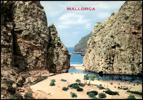 Postales Mallorca TORRENTE DE PAREIS LA CALOBRA MALLORCA 1970