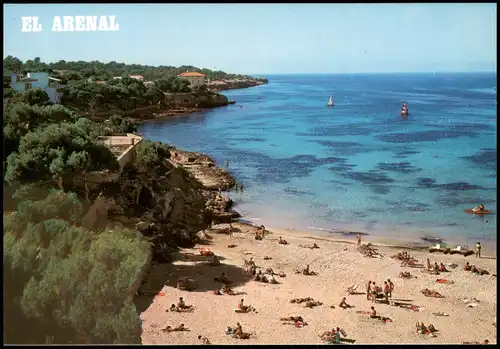 Postales El Arenal Cala Blava Strand Playa Beach 1980