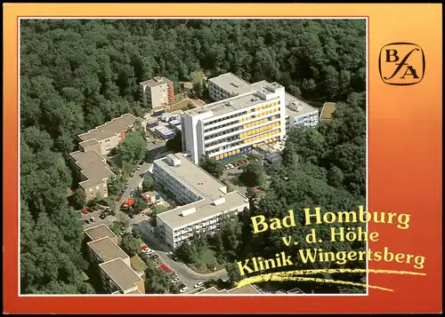 Bad Homburg vor der Höhe KLINIK WINGERTSBERG der BfA Flugzeug aus Luftbild 2000