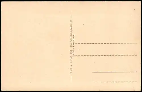 Bad Frankenhausen Blick vom historischen Schlachtberg Panorama-Ansicht 1920