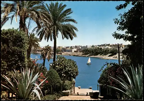 Assuan Eswan أسوان ASWAN View of the Nile ASSOUAN Vue du Nil 1960