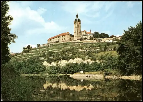 Postcard Melnik Mělník Zámek Panorama-Ansicht 1970