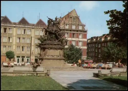Danzig Gdańsk/Gduńsk Pomnik Jana III Sobieskiego, Denkmal 1971