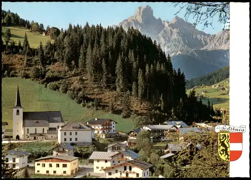 Filzmoos Panorama-Ansicht gegen Bischofsmütze, Land Salzburg 1970