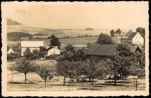 Ansichtskarte Oberfrauendorf Stadtpartie - Fotokarte 1939