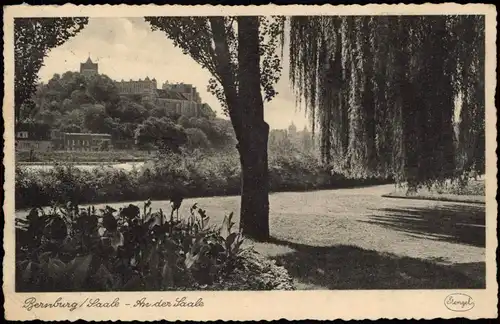 Ansichtskarte Bernburg (Saale) An der Saale 1940