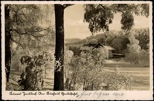 Ansichtskarte Jonsdorf Hotel Gondelfahrt im Winter 1942