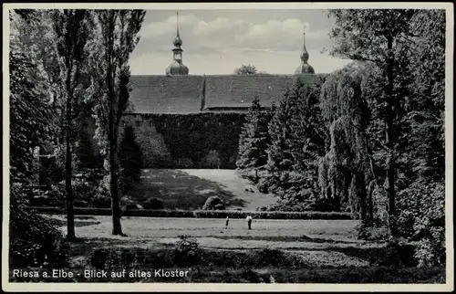 Ansichtskarte Riesa Kloster 1936