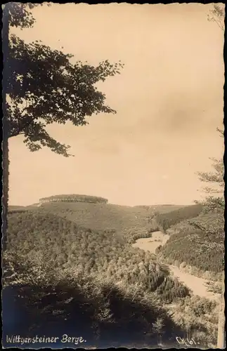 Ansichtskarte .Nordrhein-Westfalen Wittgensteiner Berge. - Fotokarte 1927