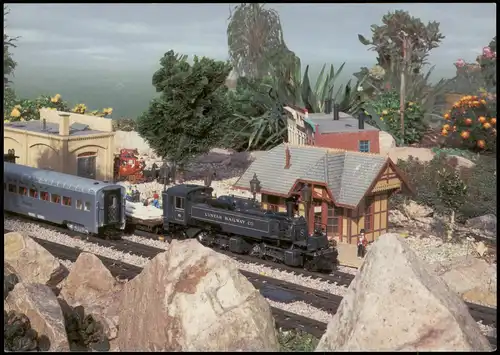 Ansichtskarte  Modelleisenbahn: Uintah Railway und Santa Fe von LGB 1995