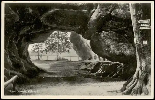 Kirnitzschtal-Sebnitz Sächs. Schweiz, Kuhstall Sächsische Schweiz 1920