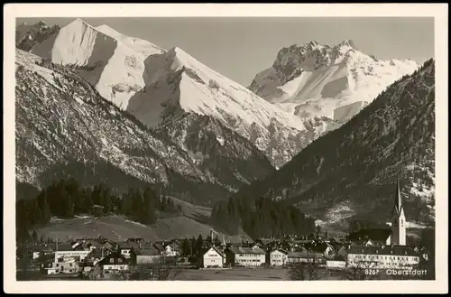 Oberstdorf (Allgäu) Panorama-Ansicht Berge im bayr. Allgäu 1933