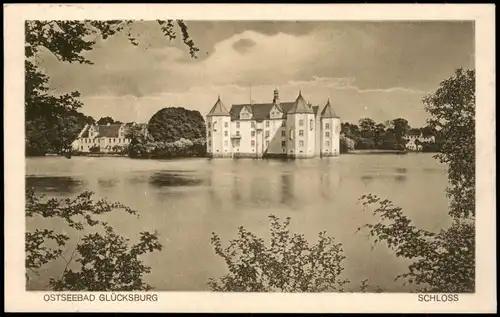 Glücksburg (Ostsee) Lyksborg Schloss Glücksburg Wasserschloss (Castle) 1926