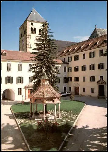 Brixen Bressanone Kloster Neustift Innenhof mit Wunderbrunnen 1980