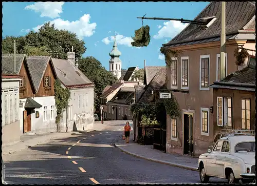 Ansichtskarte Grinzing-Wien Straßen Partie 1972