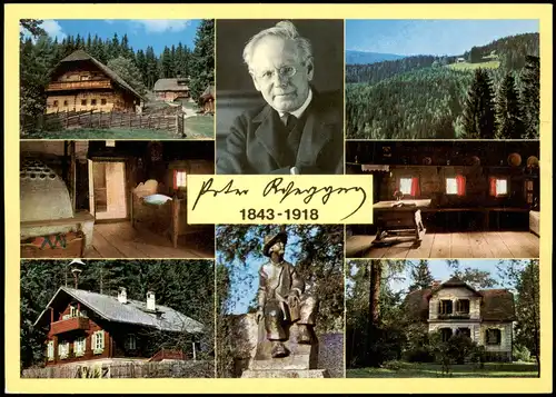 Ansichtskarte Krieglach Peter Rosegger's Waldheimat ALPL Mehrbild 2002